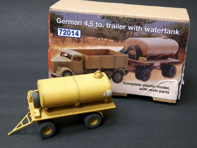 German 4,5to. Trailer with Watertank