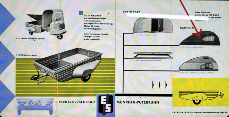BMW Isetta mit Wohnanhänger Piccolino