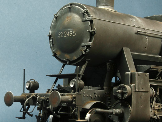 Kriegslokomotive Baureihe 52 mit Steifrahmentender 4 T 30