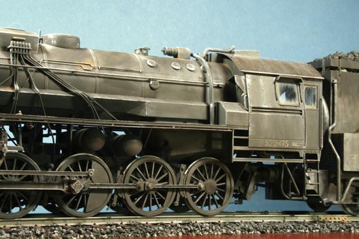 Kriegslokomotive Baureihe 52 mit Steifrahmentender 4 T 30