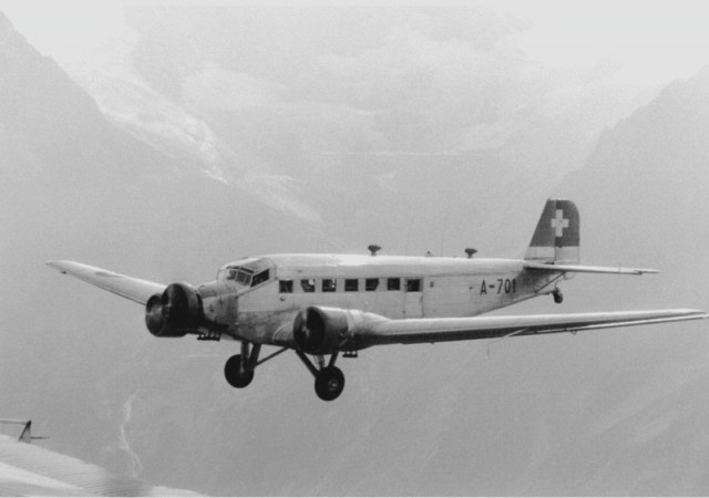 Die Ju-52/3m A-701 bei der Schweizer Luftwaffe