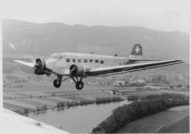 Die Ju-52/3m A-703 bei der Schweizer Luftwaffe