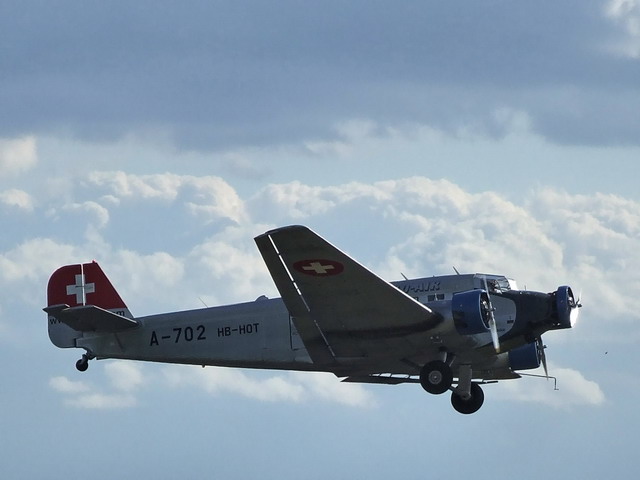 Die A-702 im Anflug auf Dessau (Foto Thomas Hofmann)