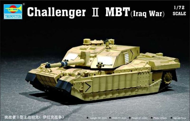 Das wenig ansprechende Bausatzcover des 1:72 Trumpeter-Kits