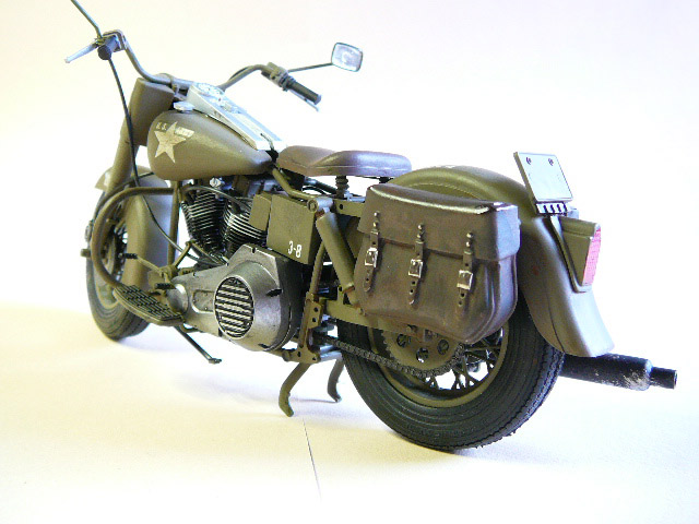 Harley-Davidson FLH Army, Imai 1:12 von Frank Unger