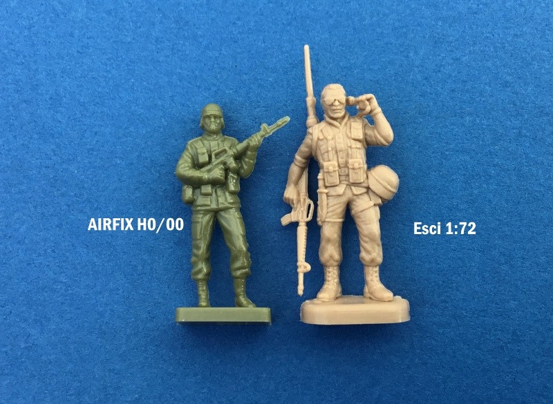 Größenvergleich Airfix vs. Esci 