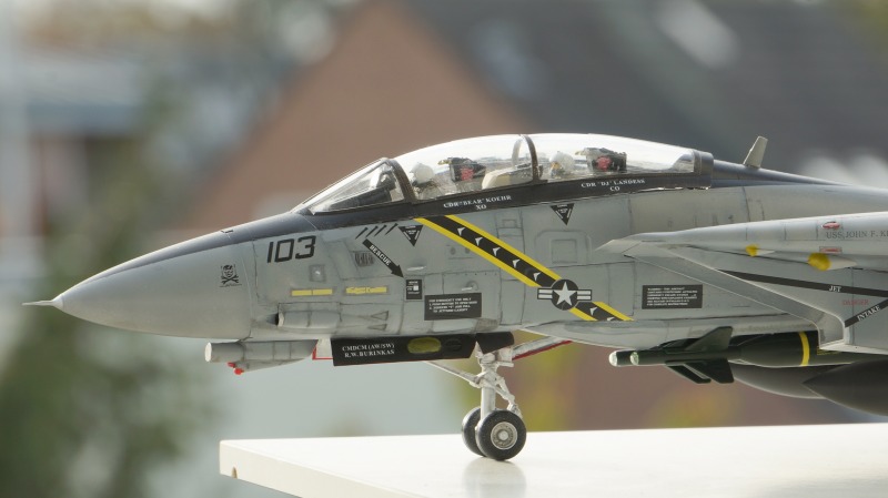 Caccia militare Grumman F-14 D super Tomcat Intrepid u.s. Navy Stock Photo