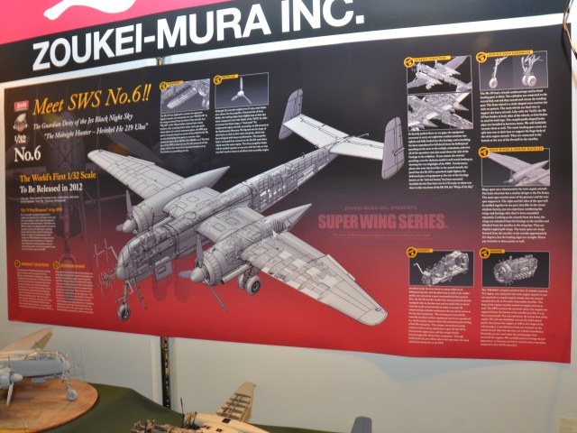 Zoukei-Mura: Zufällige Parallelentwicklung zu Revell, eine He 219 in 1:32