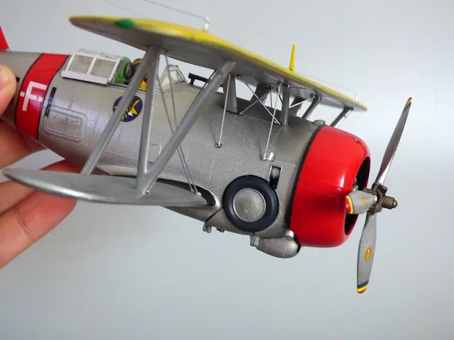 Das Fahrwerk im Flug...