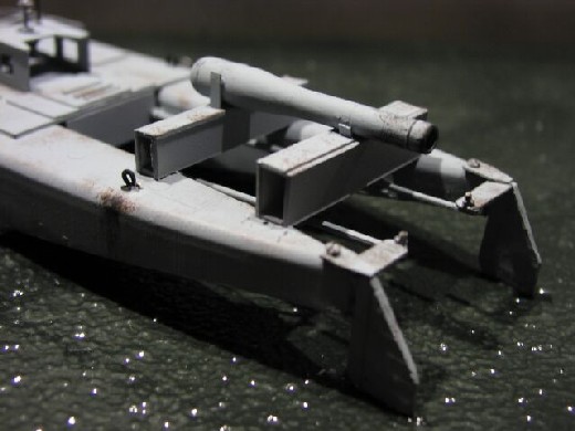 Sprengboot in der Nacht, Eigenbau 172 von Michael Kayser