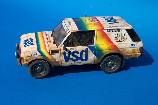 Maquette Heller 1/43 – Land Rover Paris-Dakar – Réf. 80151 – Occasion