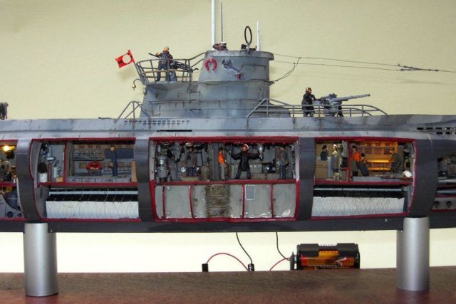 U-Boot Typ VII C, Revell 1:72 von Gernot Hug