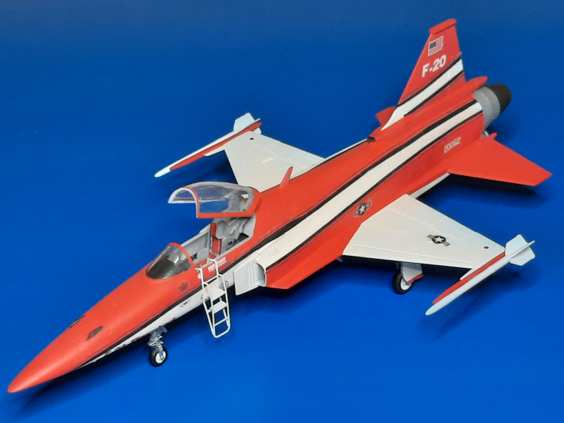 1. Schnappschuß - Foto der nun fertigen Northrop F-20 Tigershark 