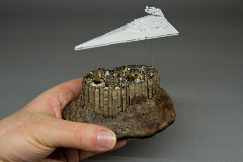 Republic Star Destroyer über Jedha