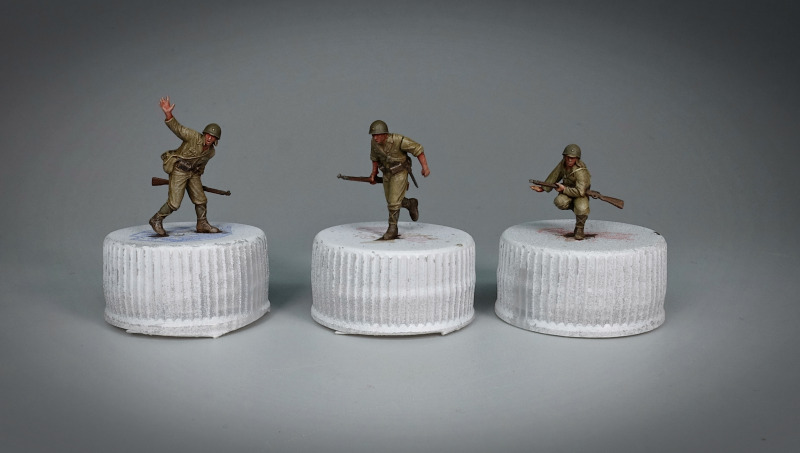 Deutlich lassen sich die ausgezeichneten Detaillierungen und Proportionen der Paracel Miniatures-Figuren erkennen