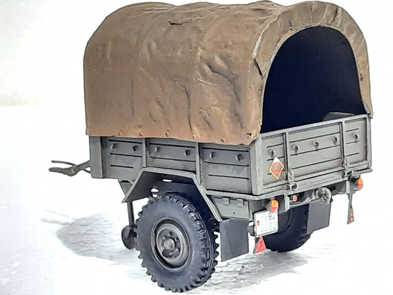Anhänger 2-Rad 1,0t (BW-Typ 2351/2352) der ersten Generation