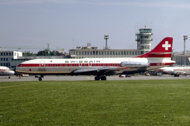 SE 210 Caravelle HB-ICT 'Schwyz' der Swissair (Foto Copyright Gerber Markus)