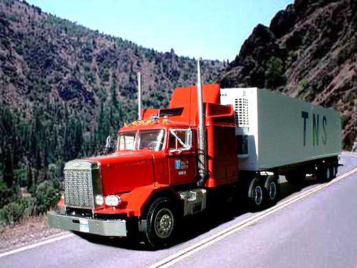 Der Truck unterwegs im Canyon...