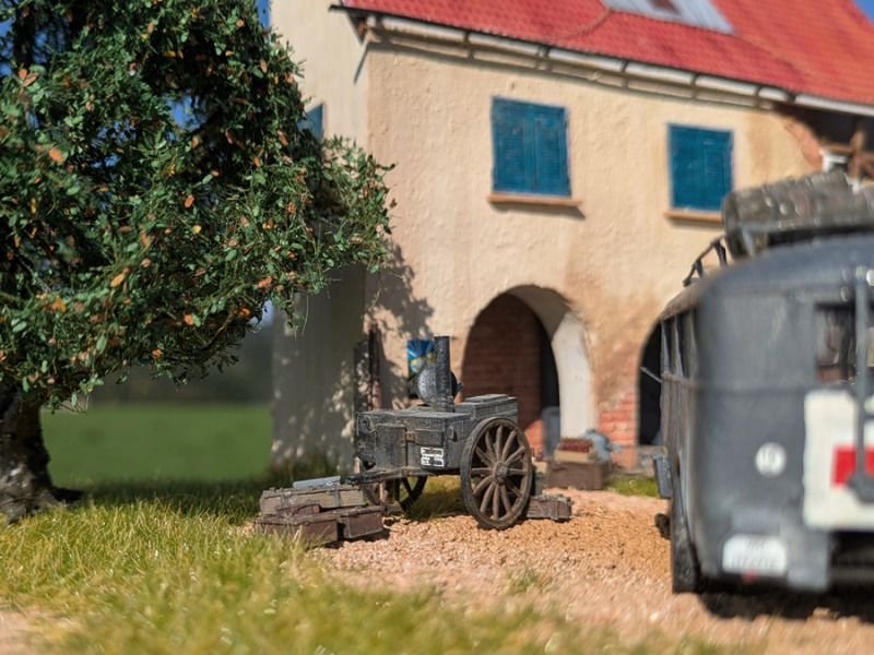 Um die ganzen Verletzten schnell wieder fit zu bekommen, braucht man natürlich auch ausreichend nahrhafte Kost. Der Gulaschkanone stammt aus dem 3D-Drucker