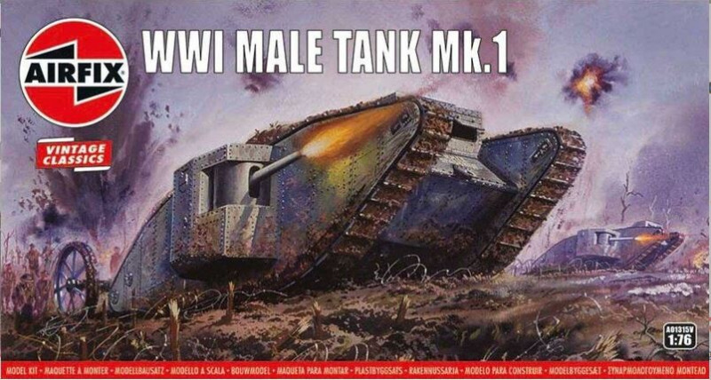 Blick auf das Bausatzcover des bereits zum x-ten Male aufgelegten Airfix Bausatzes