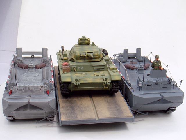 Panzerfähre Prototyp I und II