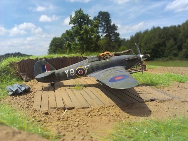 Hawker Sea Hurricane mit offener Kanzel