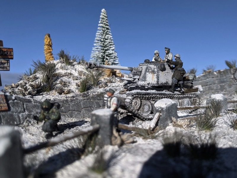 Der Marder III ist im Winter 1944 an der Ostfront im Einsatz