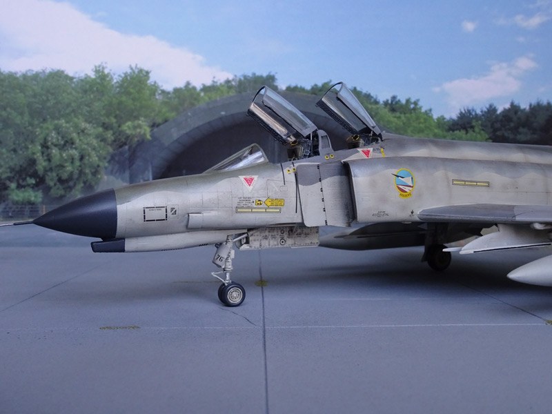 Maquette Hasegawa 1/72 F-4F Phantom II - Camouflage Armée De L'Air Ouest-Allemande