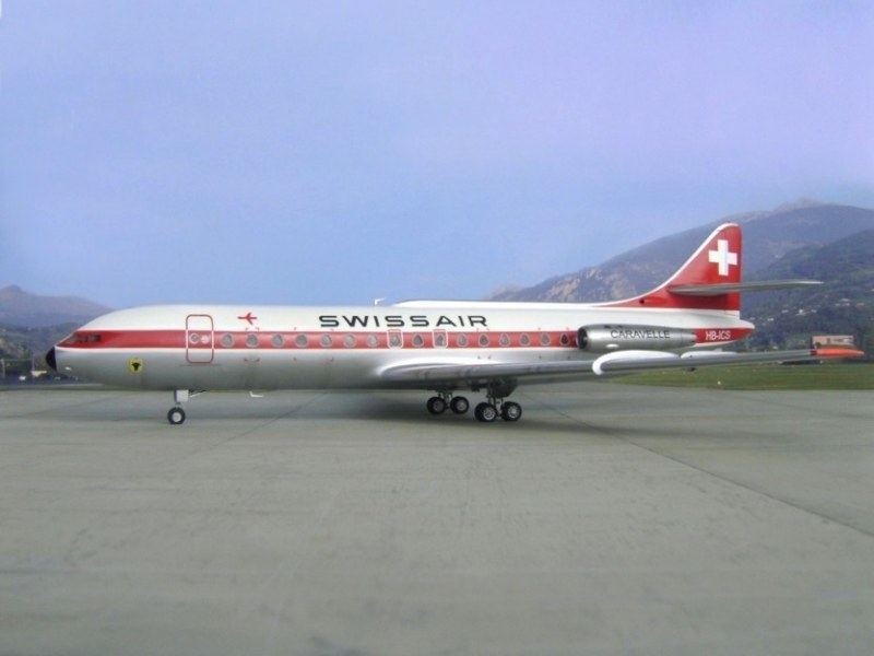 Modell Sud Aviation SE.210 Caravelle III HB-ICS / Uri 