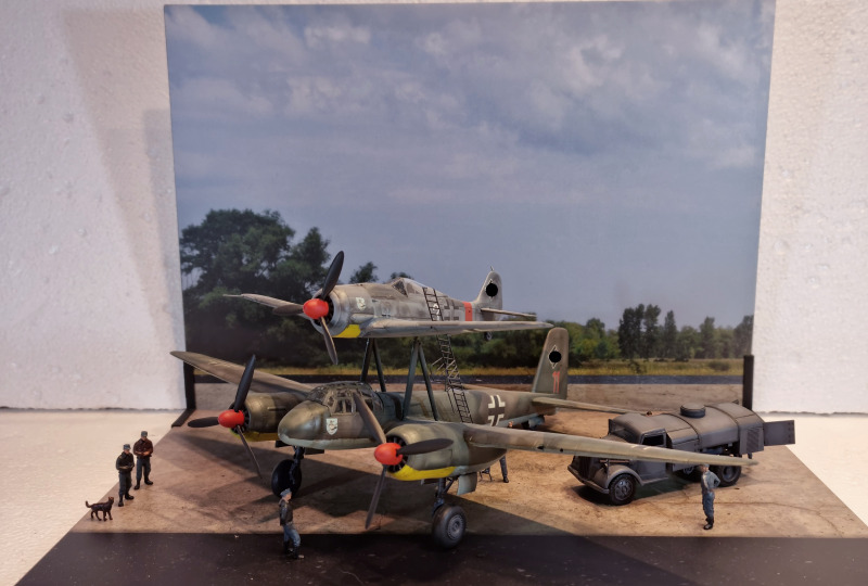 Mistel S2 (Trainer), Ju 88 G-1 und Fw 190 A-8