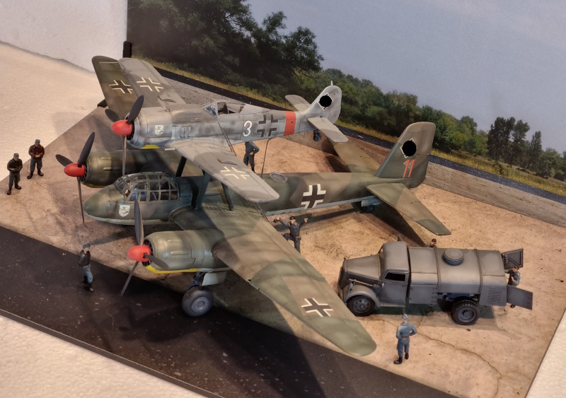 Mistel S2 (Trainer), Ju 88 G-1 und Fw 190 A-8