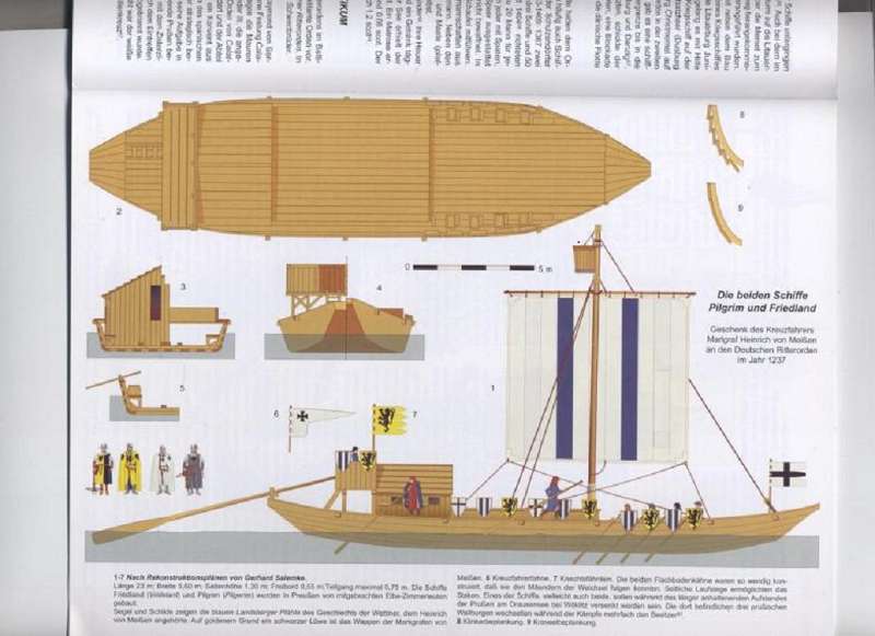 Nach diesem Plan wurde die Pilgrim im 3D-Verfahren gefertigt.