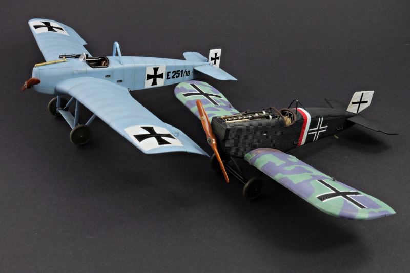 Die J 2 mit der vor einiger Zeit gebauten J 9 aka D.I