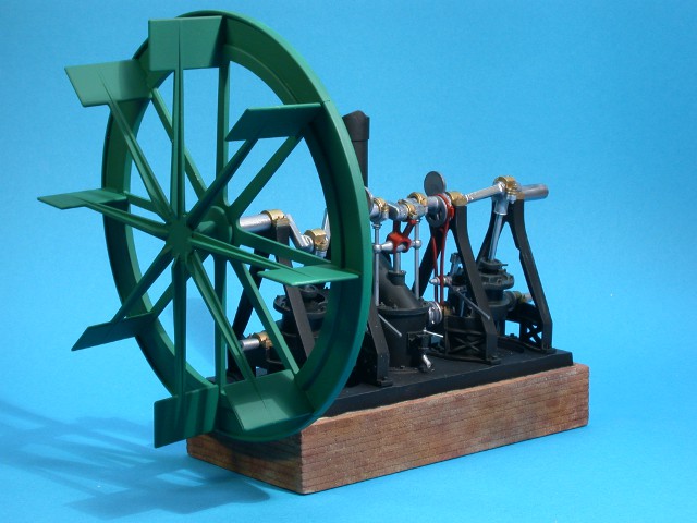 Die fertige Dampfmaschine