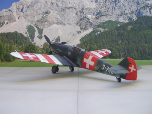 Die Schweizer Me-109 G-6 wurden in der Regel für die Fliegerstaffel 7 reserviert. 