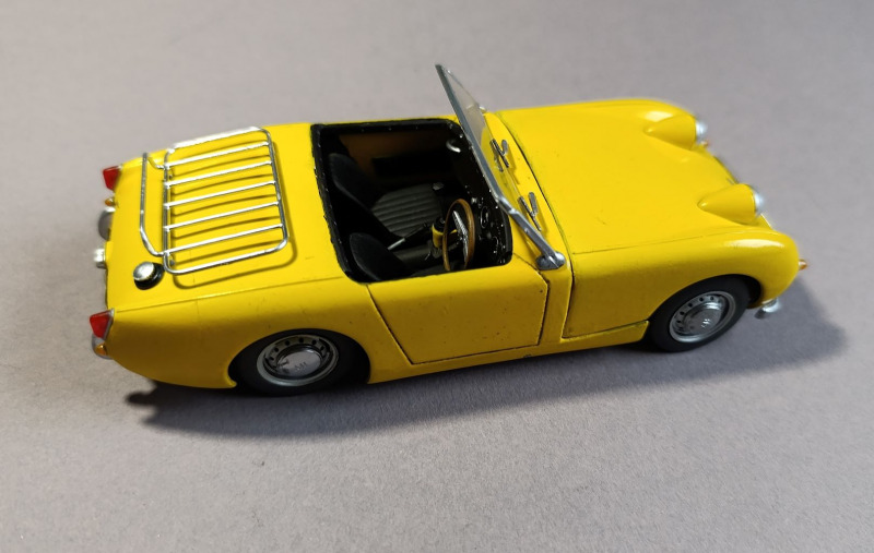Ebbro 1:43 - Miniatura de carro descapotável - Austin Healey Sprite Mk