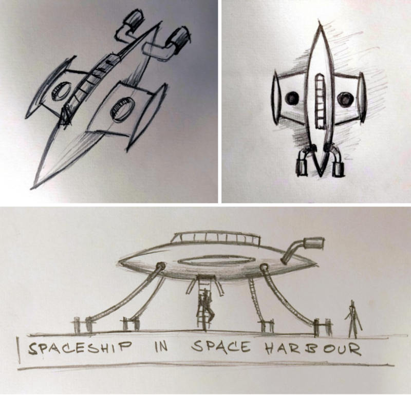 Spaceship Diorama