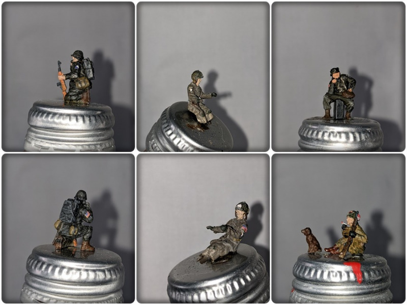 Die Figuren stammen von Caesars Miniatures und aus dem 3D-Drucker und wurden mit matten Revellfarben bemalt