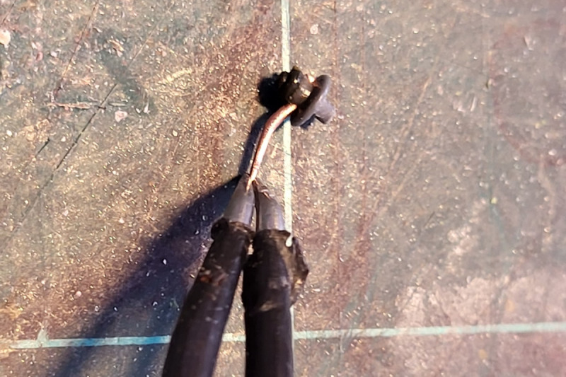 Die Befestigung der Reserveräder entsteht...