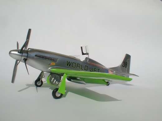 Race Mustang P-51 #38 "World Jet"