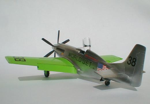 Race Mustang P-51 #38 "World Jet"