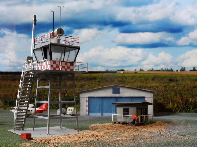 Tower für kleinen Flugplatz