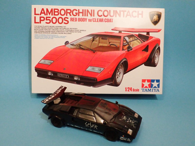 Maquette Tamiya 1/24 Lamborghini Countach LP500S – Réf 24006 – Occasion
