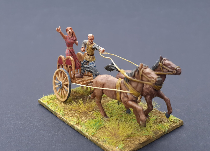 Gallic chariot with warrior queen
