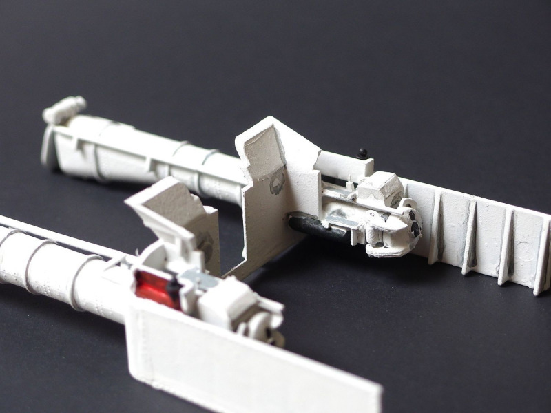 die ergänzten Torpedorohre