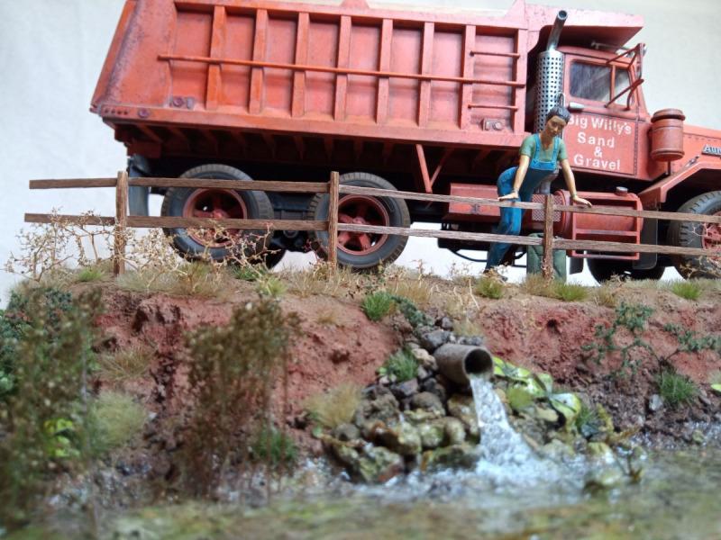 Autocar DC-9964B Dump Truck