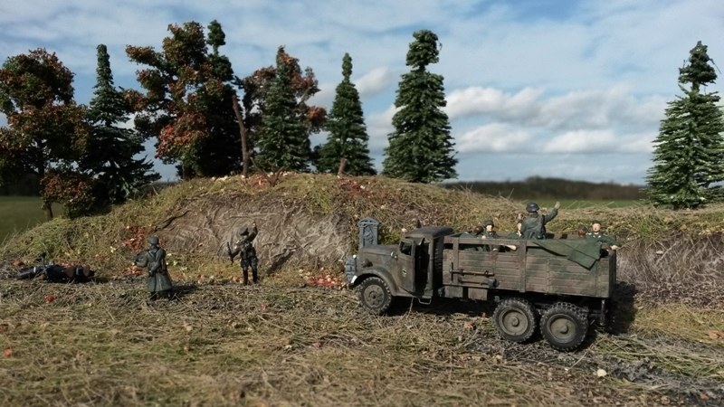 Das komplette Diorama im Gesamtüberblick.