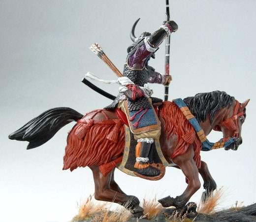 Berittener Samurai-Bogenschütze