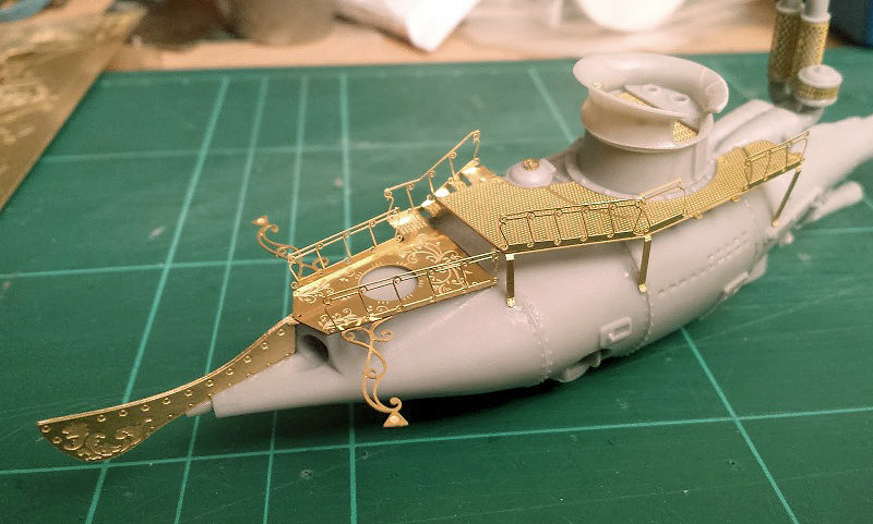 Steampunk Coastal Submarine