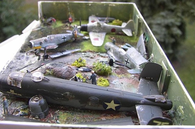 Schrottdiorama